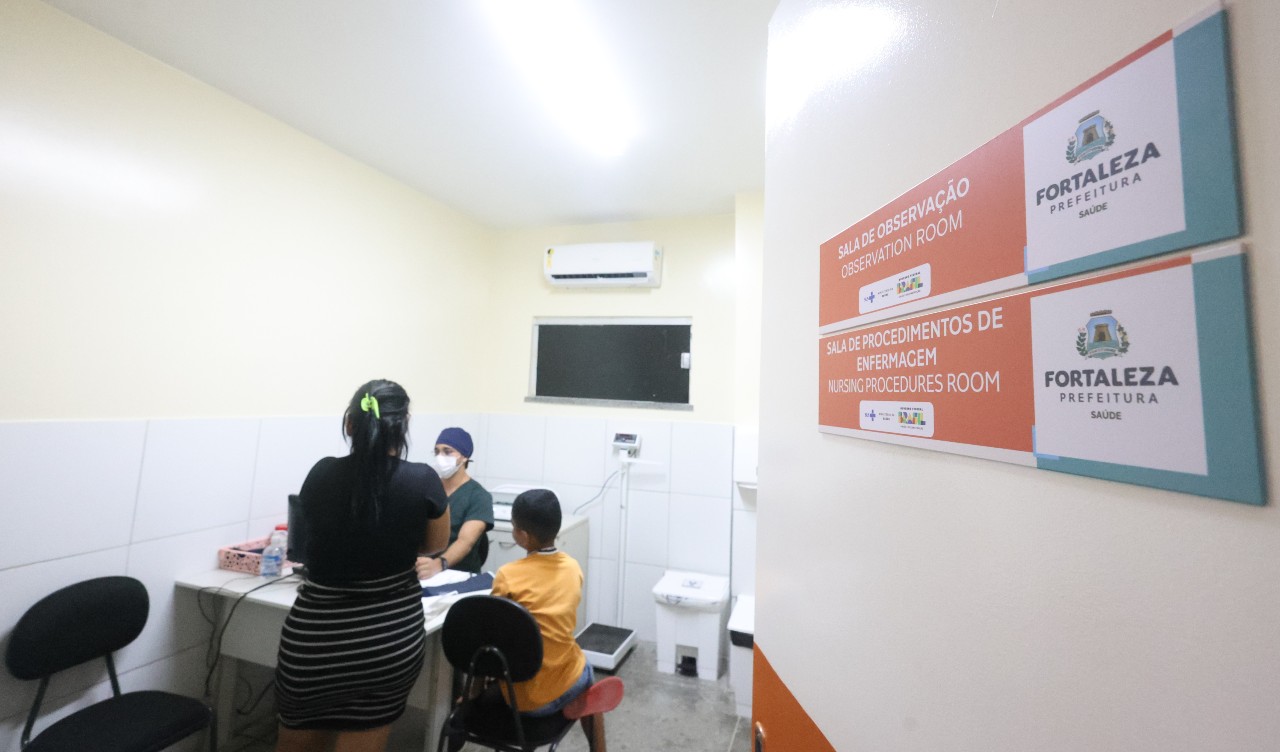 sala de atendimento de um posto